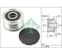 Alternator clutch pulley 535 0295 10 INA for HYUNDAI KIA