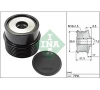 INA 535 0314 10 Alternator Freewheel Clutch