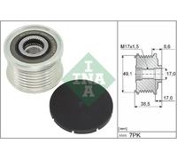 INA 535 0344 10 Alternator Freewheel Clutch