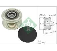 INA 535 0351 10 Alternator clutch pulley
