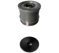Alternator clutch pulley Clockwise rotation 9XU 358 038-851 HELLA for JEEP