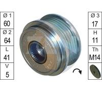 ERA ZN5496 Alternator clutch pulley