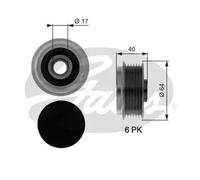 GATES OAP7037 Alternator Freewheel Clutch