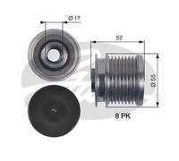 GATES OAP7123 Alternator Freewheel Clutch
