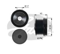 GATES OAP7158 Alternator Freewheel Clutch