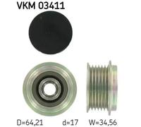 Alternator Alternator Freewheel Clutch SKF VKM 03411 Fits Ford Volvo Galaxy