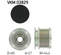Alternator clutch pulley VKM 03829 SKF for MERCEDES-BENZ C-CLASS CLK E-CLASS SLK