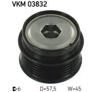SKF VKM 03832 Alternator Freewheel Clutch