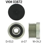 SKF VKM 03872 Alternator Freewheel Clutch