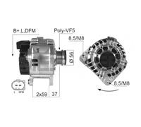 Alternator EB008G 0 986 042 830 437341 301541RIH SG12B049 2542508 CAL15130OS