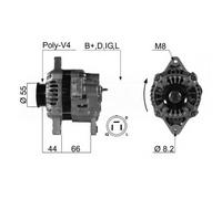 Alternator EB046Q A7T00191 40682RID 31400-60A21 31400-60AC1 CAL35106AS AX6018
