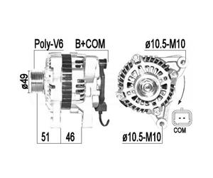 Alternator EB1267Q