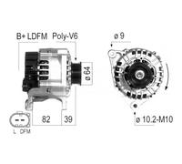 New Alternator for AUDI SKODA VW:A4 B6,A4 B7,A6 C5,A6 C6,SUPERB I 4Z7903015