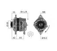 Alternator EB179Q 401600RIH CAL46101ES AB165104 0 986 049 051 71-0539 PRAL084