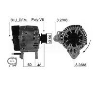 Alternator EB426Q 036 903 024 J 0 124 325 056 DRB5300 0 986 045 300 TG11C014