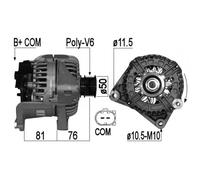 Alternator EM677Q DRB6170 CA 1826 IR LRA02844 CAL10288AS 301826RIM CAL10288RS