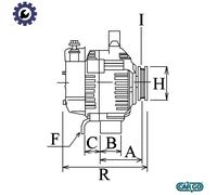 ALTERNATOR F 032 111 579 FOR TOYOTA COROLLA/Compact/Liftback CARINA/VI CELICA