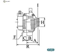 ALTERNATOR F 032 111 579 FOR TOYOTA COROLLA/Compact/Liftback CARINA/VI CELICA