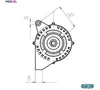 ALTERNATOR F 032 112 072 FOR VOLVO V40 S80/I S60 S70 C70/Convertible/X/Cross
