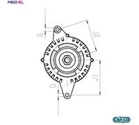 ALTERNATOR F 032 112 274 FOR SKODA ROOMSTER/Praktik FABIA/II/Combi VW FOX 1.4L