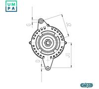 ALTERNATOR F 032 112 457 FOR RENAULT CLIO/II/Hatchback/Van LOGAN KANGOO 1.5L