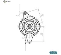 ALTERNATOR F 032 112 457 FOR RENAULT CLIO/II/Hatchback/Van LOGAN KANGOO 1.5L