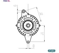 ALTERNATOR F 032 113 510 FOR SKODA VW PASSAT/B5.5 AUDI A4/B7/B6/Convertible 2.5L