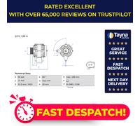 Bosch Alternator 0 986 046 170 - Multi-belt Pulley - Fits BMW Z4 E85 2002-2005