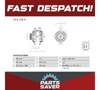 Bosch Alternator 0986082050 CSC91 CSD86 CSD89 31100RBDE01/02 Quality