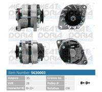 Alternator Fits IVECO Mk Ppa Turbostar MAGIRUS-DEUTZ D-Series L 70-93 98417212