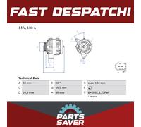 BOSCH 0986047480 Alternator Fits Mercedes-Benz CLS E-Class G-Class M-Class SL