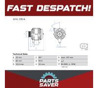 BOSCH 0 986 043 690 Alternator