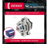 Alternator with freewheel belt pulley DAN938 DENSO for TOYOTA COROLLA Verso