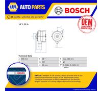 BOSCH 0 986 036 790 Alternator