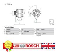Alternator For Dacia DUSTER LOGAN SANDERO SANDERO STEPWAY 04-18 231007633R