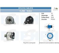 Alternator for VOLVO:S40 I,S60 I,S80 I,V70 II,XC90 I 3803645 8602343 8602629
