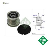 ALTERNATOR FREEWHEEL CLUTCH 535 0001 10 FOR SKODA FELICIA//Pickup/Mk/II VW
