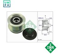 INA Alternator Freewheel Clutch Pulley 535 0041 10 – Fits VW SKODA SEAT AUDI