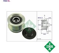 INA Alternator Freewheel Clutch Pulley 535 0041 10 – Fits VW SKODA SEAT AUDI
