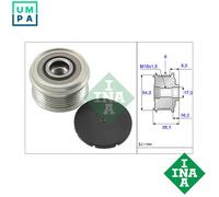 INA Alternator Freewheel Clutch 535 0063 10 535006310