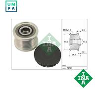 Overrunning Alternator Pulley fits BMW Z4 E85 2.0 05 to 09 N46B20B Clutch INA