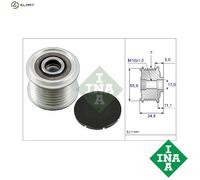INA Alternator Freewheel Clutch 535 0083 10 - fits Audi / Porsche / VW (Q7, Macan, Cayenne, Phaeton)