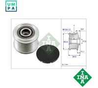 INA Alternator Freewheel Clutch 535 0083 10 - fits Audi / Porsche / VW (Q7, Macan, Cayenne, Phaeton)