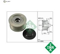 INA 535 0115 10 Alternator Freewheel Clutch