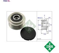 INA 535 0135 10 Alternator clutch pulley