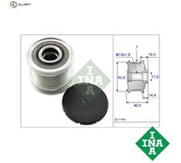Alternator clutch pulley 535 0140 10 INA for MERCEDES-BENZ JEEP CHRYSLER