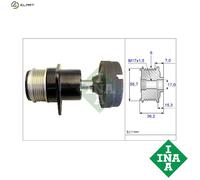 Overrunning Alternator Pulley 535015710 INA Clutch 01477441 1133969 1144182 New