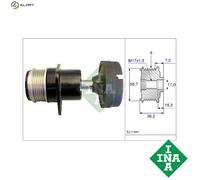 Overrunning Alternator Pulley 535015710 INA Clutch 01477441 1133969 1144182 New