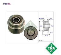 Overrunning Alternator Pulley 535018010 INA Clutch 2706033010 2706033020 Quality