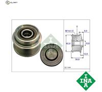 INA Overrunning Alternator Pulley 535018010 Freewheel Clutch for Toyota Yaris/Vitz 2706033010